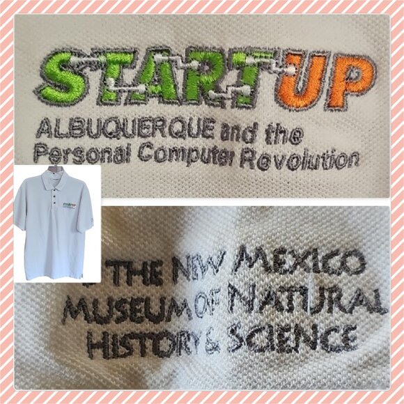 Polo Shirt NM Museum STARTUP Albuquerque and the Personal Computer Revolution - Picture 1 of 11